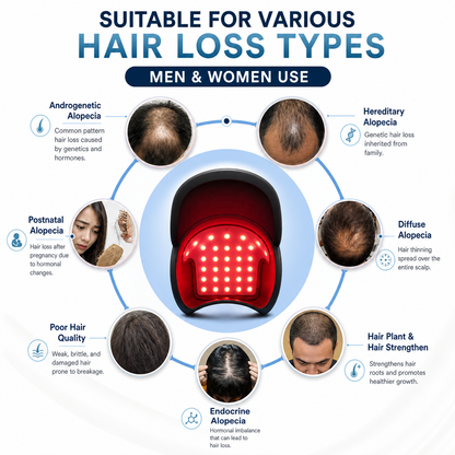 LumiGrow™ Pro Red Light Therapy Hair Growth Cap