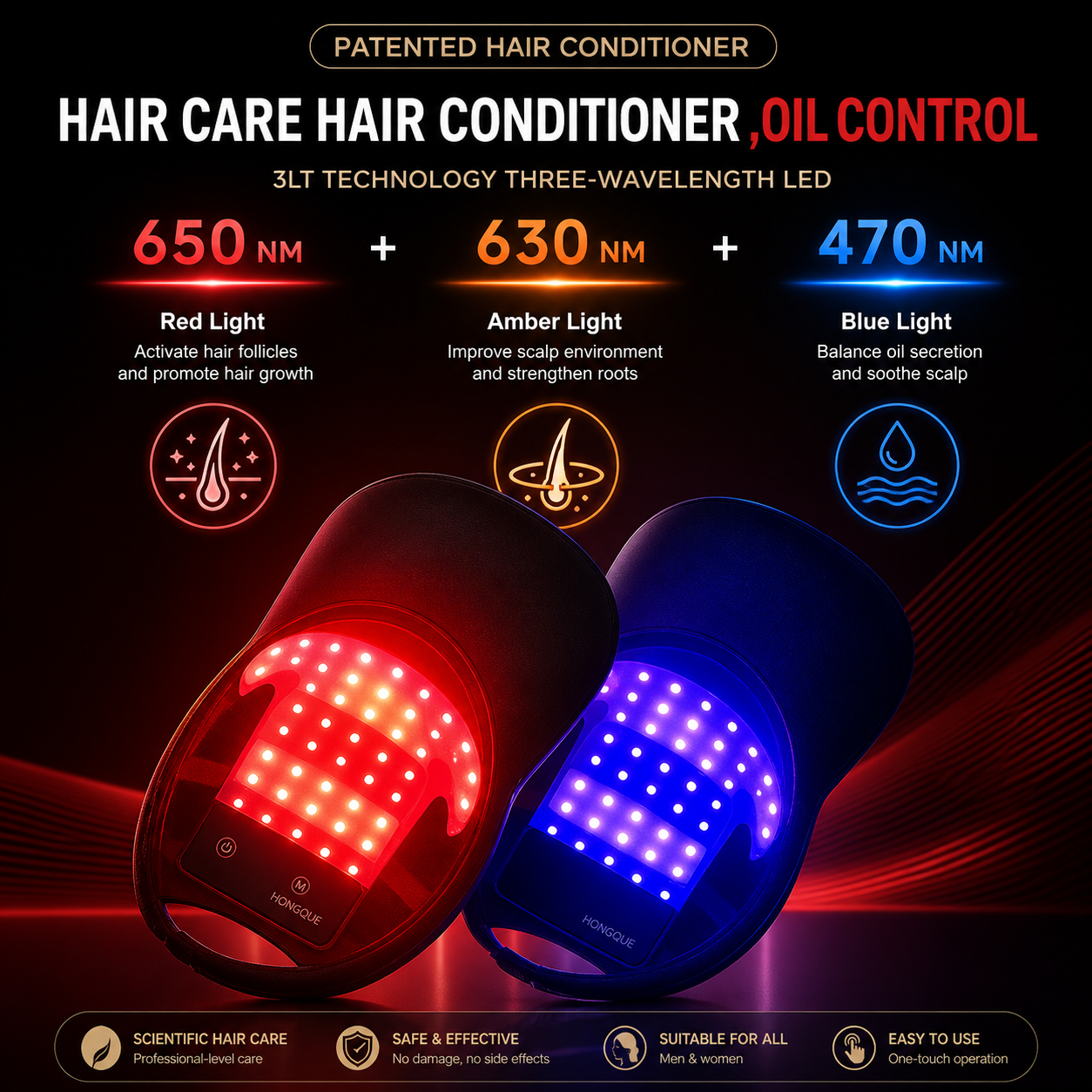 LumiGrow™ Pro Red Light Therapy Hair Growth Cap